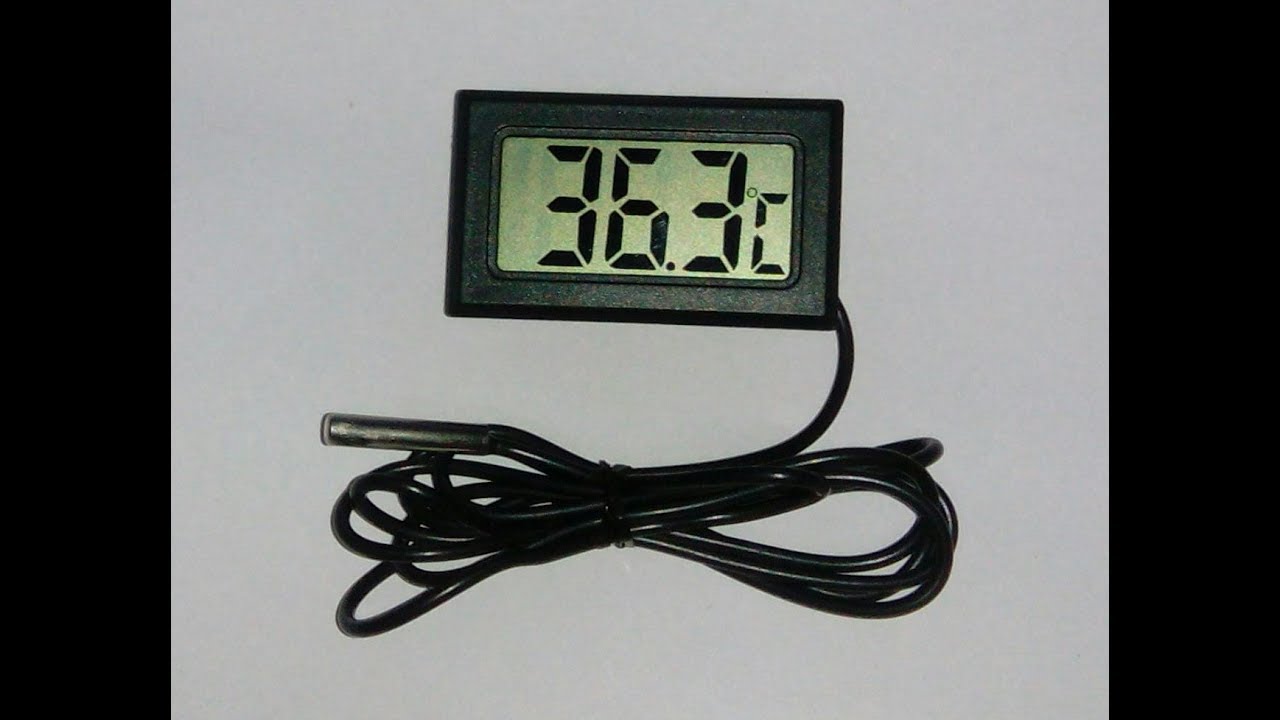 Digital Thermometer Temperature Sensor LCD Display UNBOXING